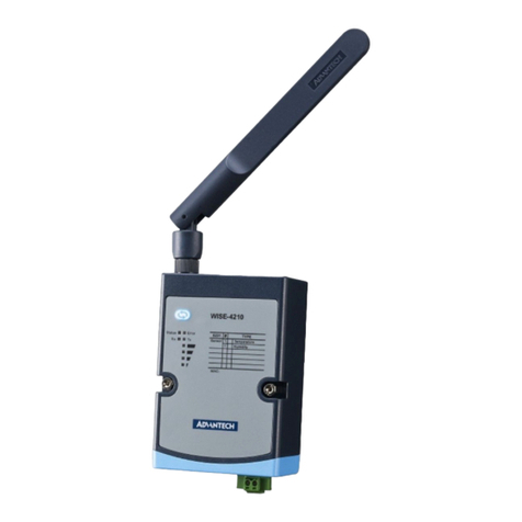 Advantech WISE-4210-S231 Installation and operation manual