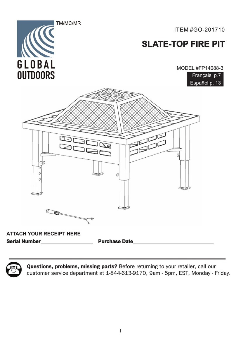 GLOBAL OUTDOORS FP14088-3 manual