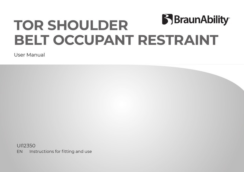 BraunAbility UI12350 user manual