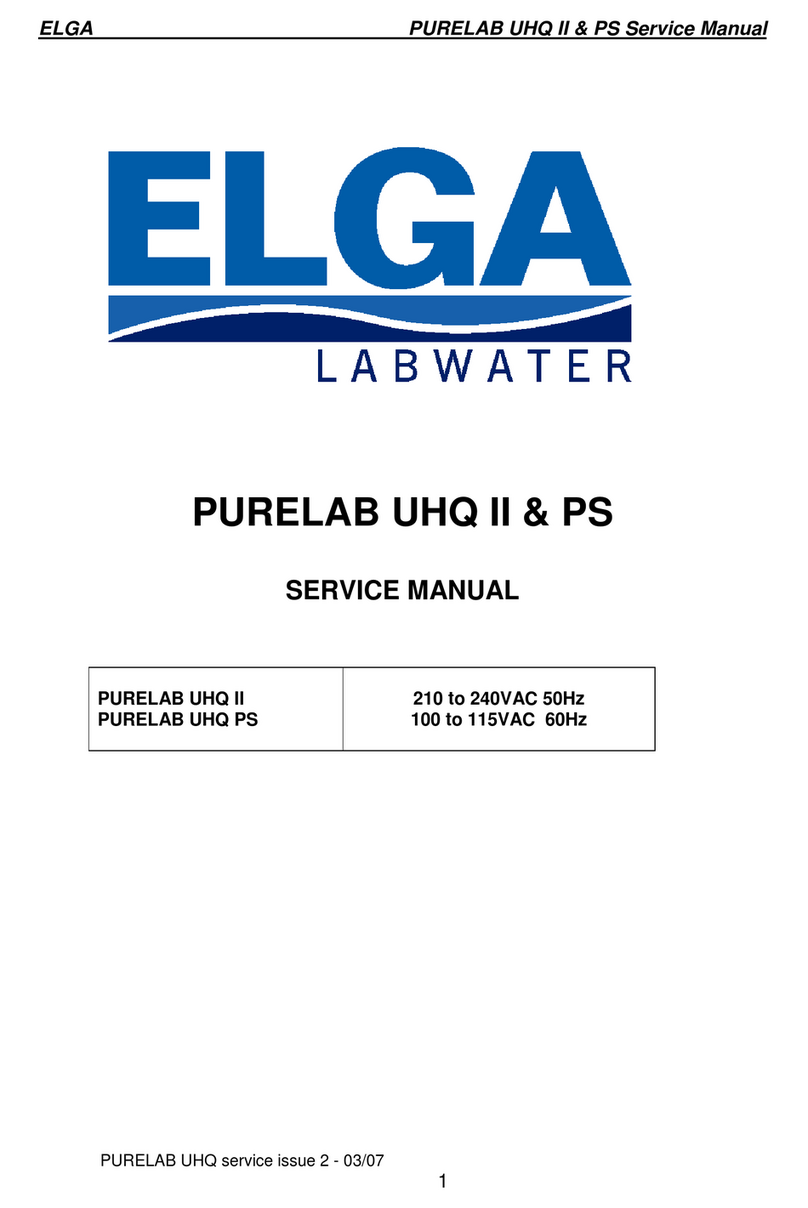 ELGA PURELAB UHQ II User manual
