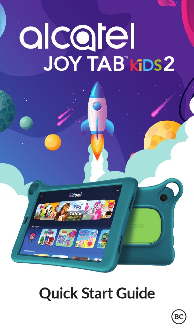 Alcatel JOY TAB KIDS2 quick start guide