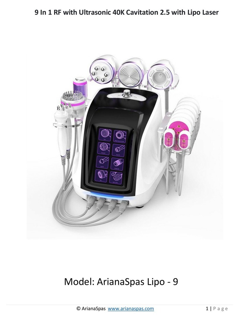 ArianaSpas Lipo-9 manual