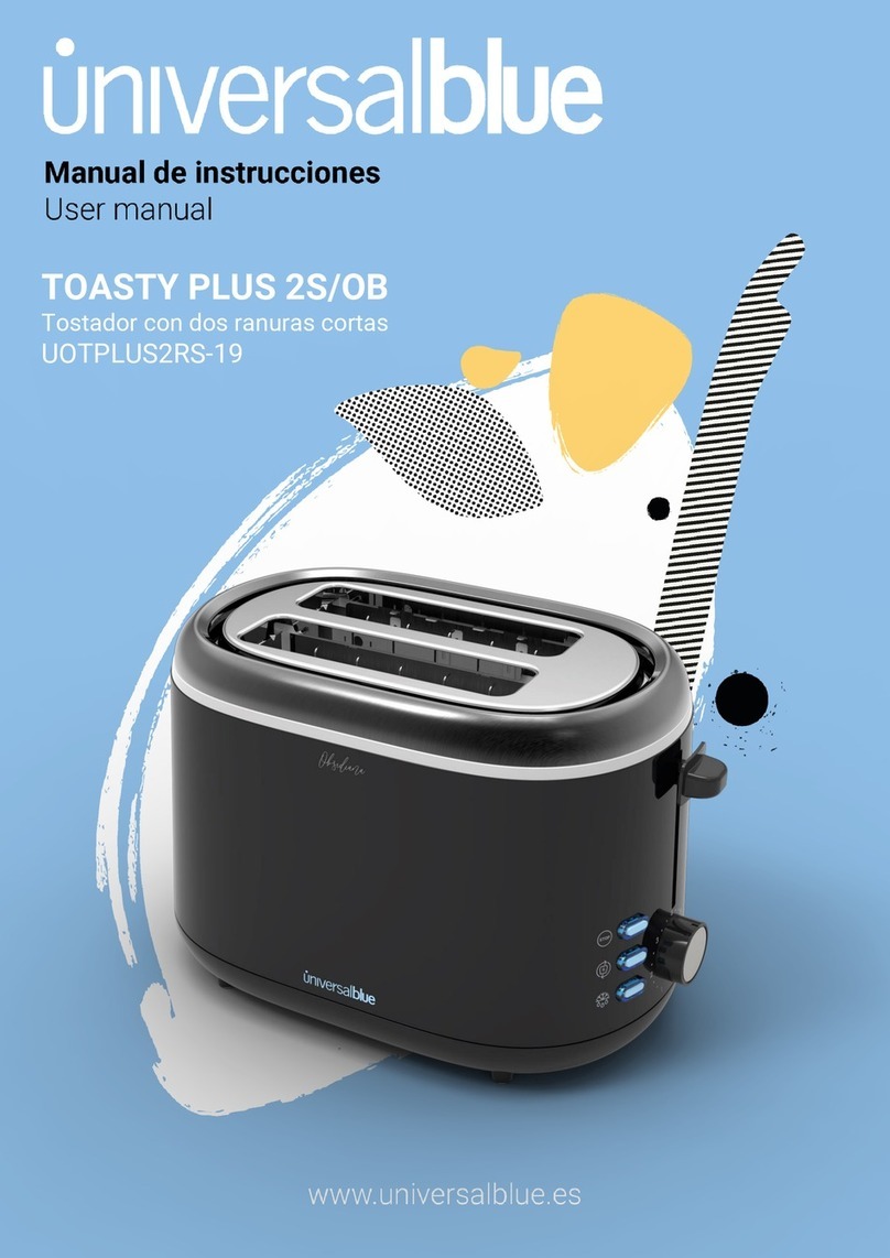 Universal Blue TOASTY PLUS 2S/OB user manual Universal Blue TOASTY PLUS 2S/OB user manual