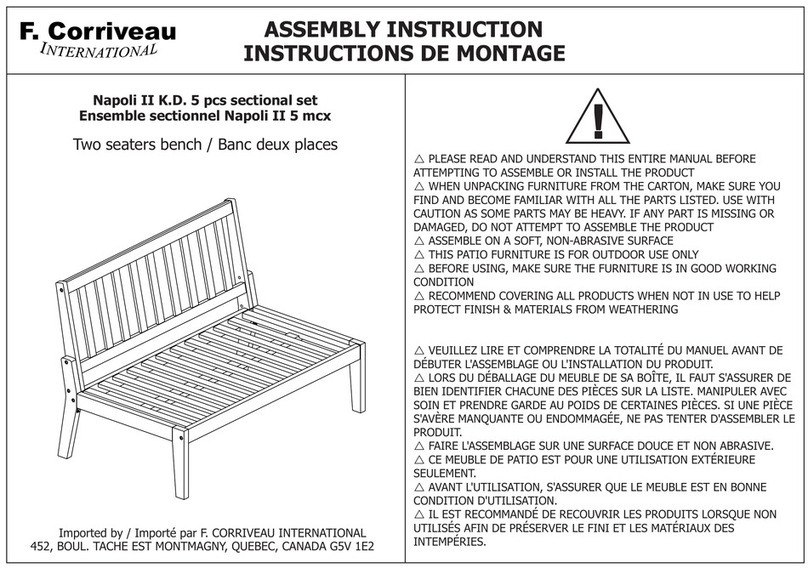 Corriveau Napoli II Assembly instruction