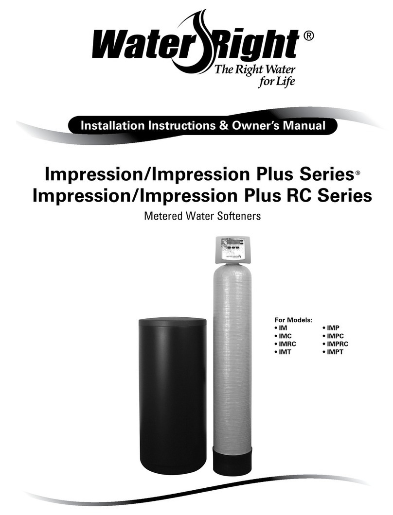Water Right Impression Series Service manual