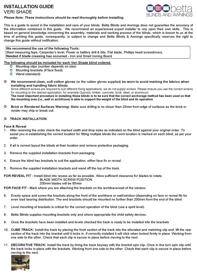 Betta VERI installation guide Betta VERI installation guide