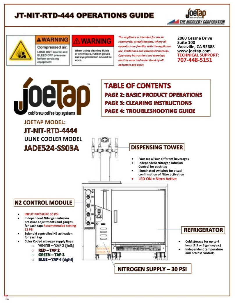 JoeTap JADE524-SS03A Operation guide