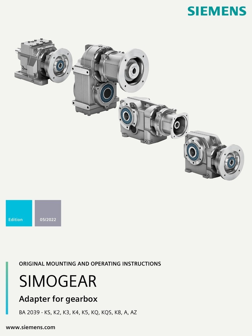 Siemens SIMOGEAR BA 203-KS Service manual