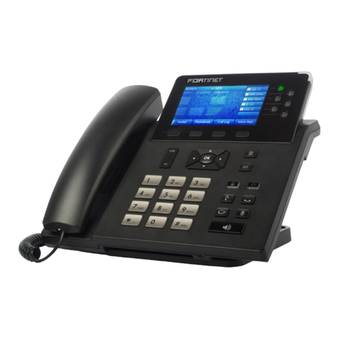 Fortinet FortiFone FON-470i User manual Fortinet FortiFone FON-470i User manual