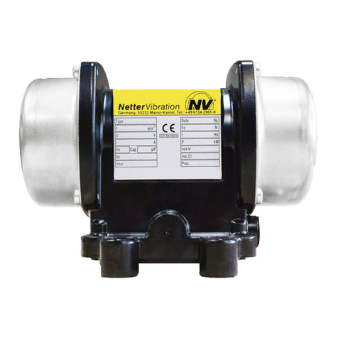 NetterVibration NED 605 User manual