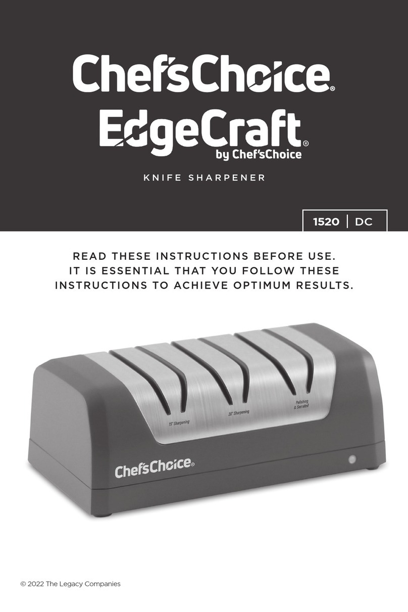 Chef's Choice Chef's Choice AngleSelect DC 1520 User manual
