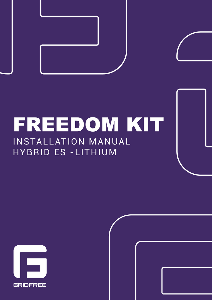 GRIDFREE FREEDOM KIT installation manual GRIDFREE FREEDOM KIT installation manual
