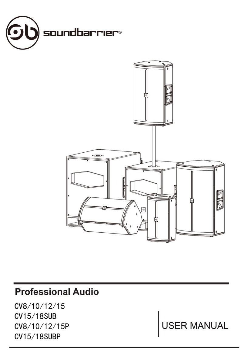 Soundbarrier CV8 user manual