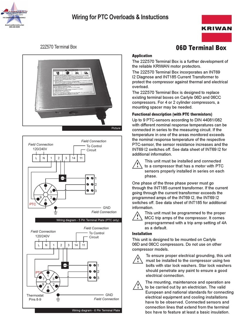 KRIWAN 06D instructions