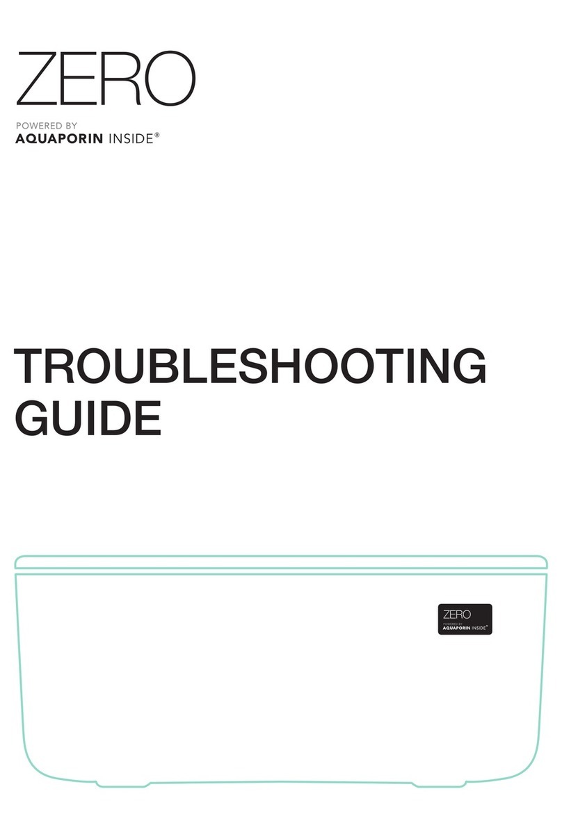 Aquaporin ZERO troubleshooting guide