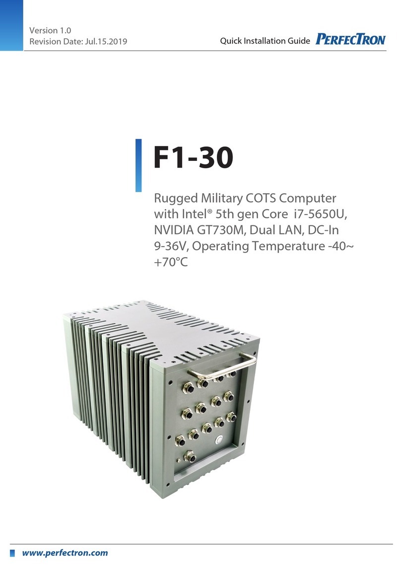 PerfecTron F1-30 Quick installation guide