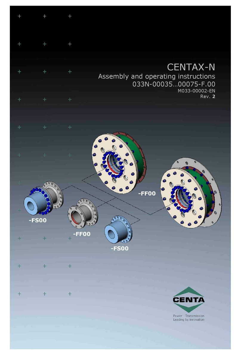 Centa Centax-N Assembly and operating instructions Centa Centax-N Assembly and operating instructions