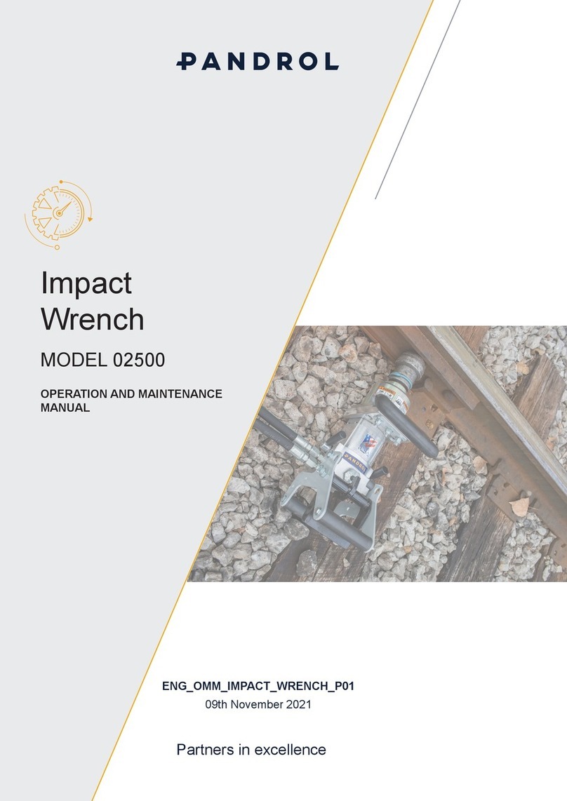 PANDROL 02500 Operation and maintenance manual