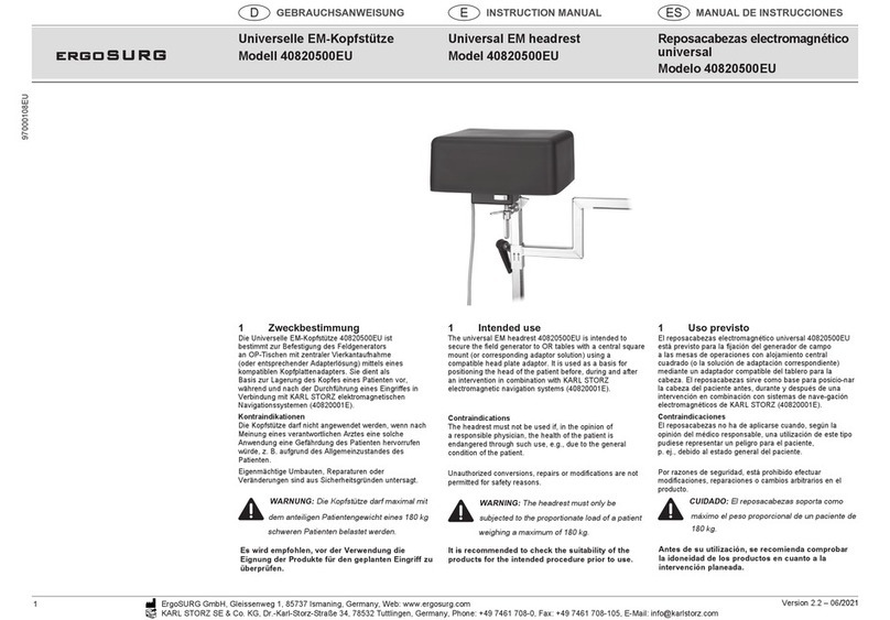 ERGOSURG 40820500EU instruction manual