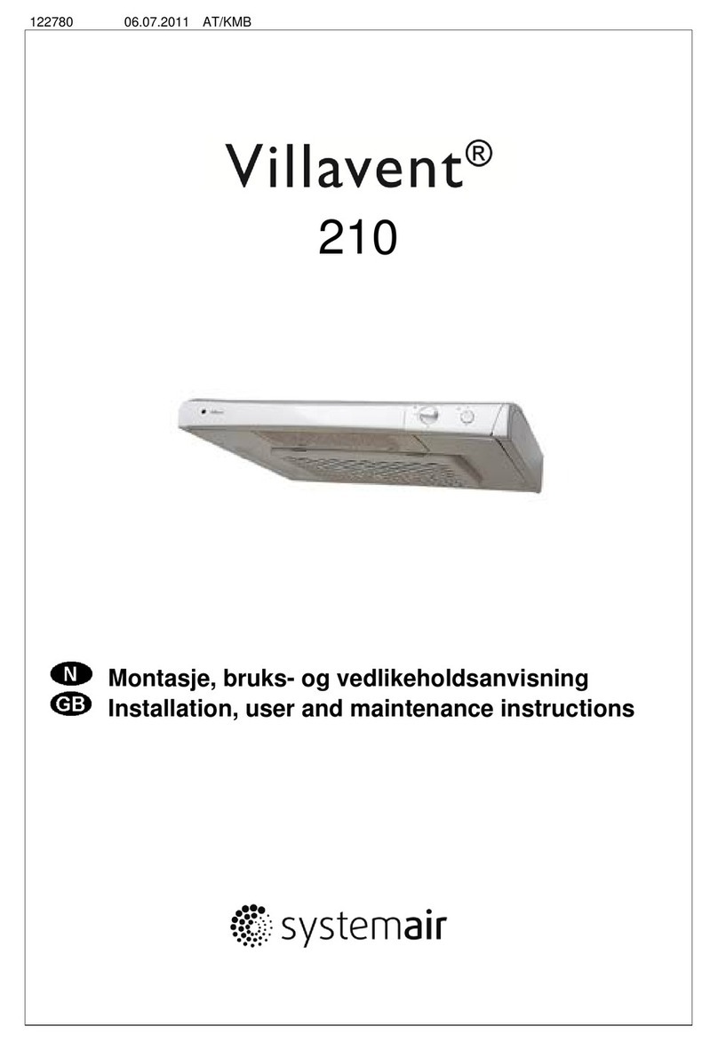 System air Villavent 210 Operating instructions
