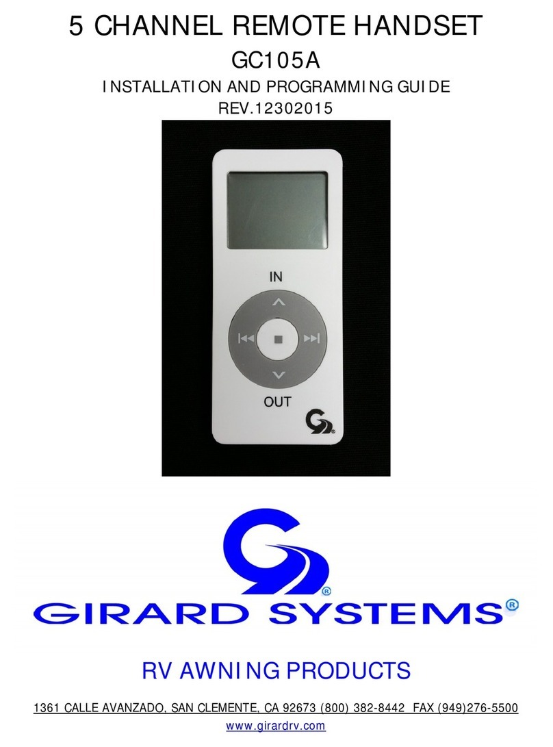 Girard Products GC105A Installation guide