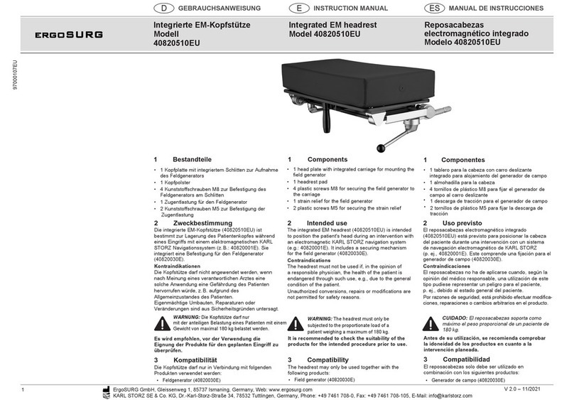 ERGOSURG 40820510EU instruction manual
