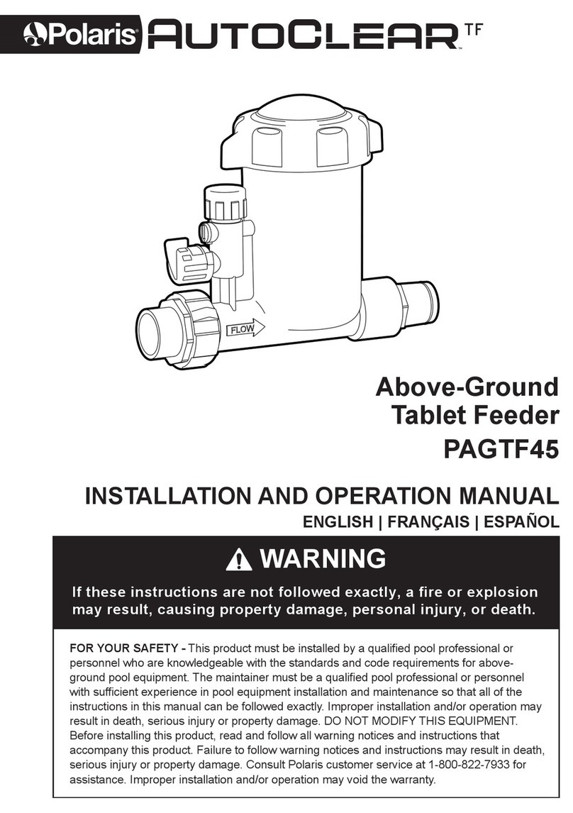 Polaris AutoClear PAGTF45 User manual