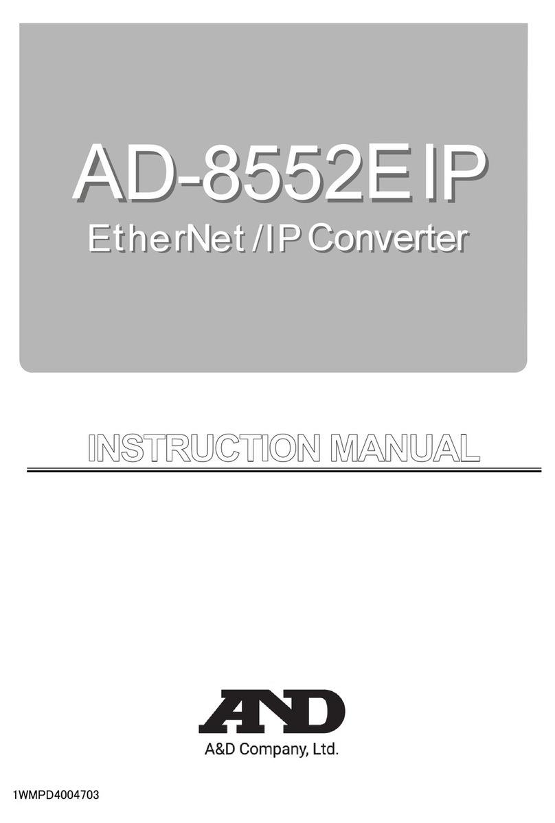 A&D AD-8552EIP instruction manual