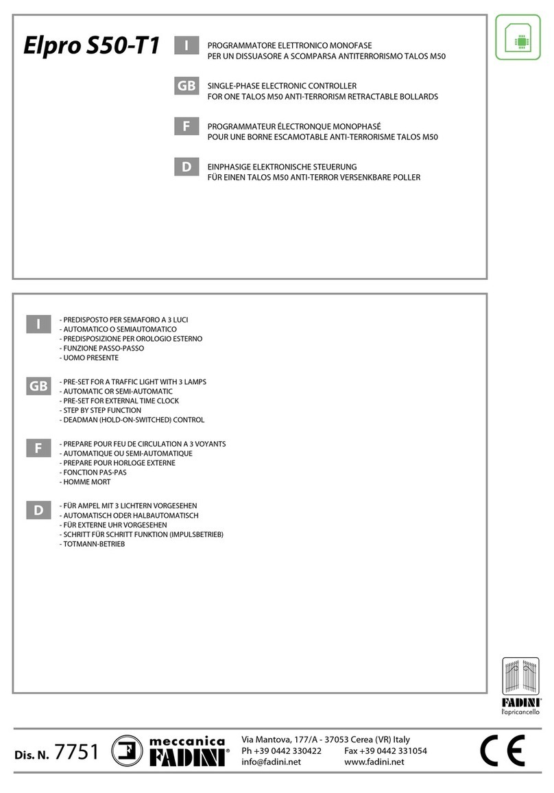 fadini Elpro S50-T1 manual