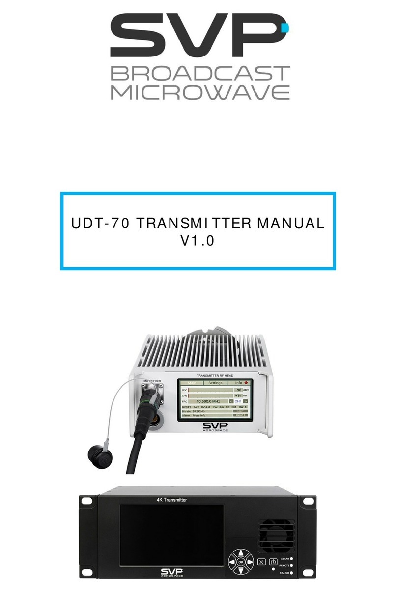 SVP UDT-70 manual