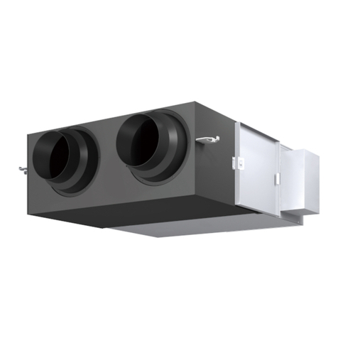 Daikin VAM Series Dimension Guide