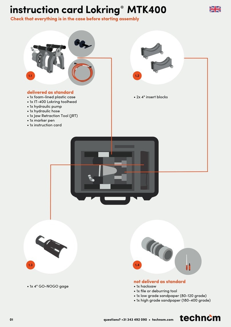 Technom Lokring MTK400 Technical manual