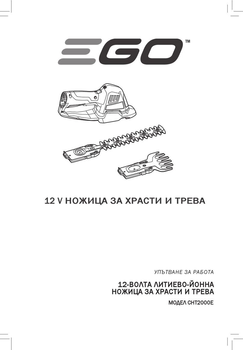 EGO CHT2000E User manual