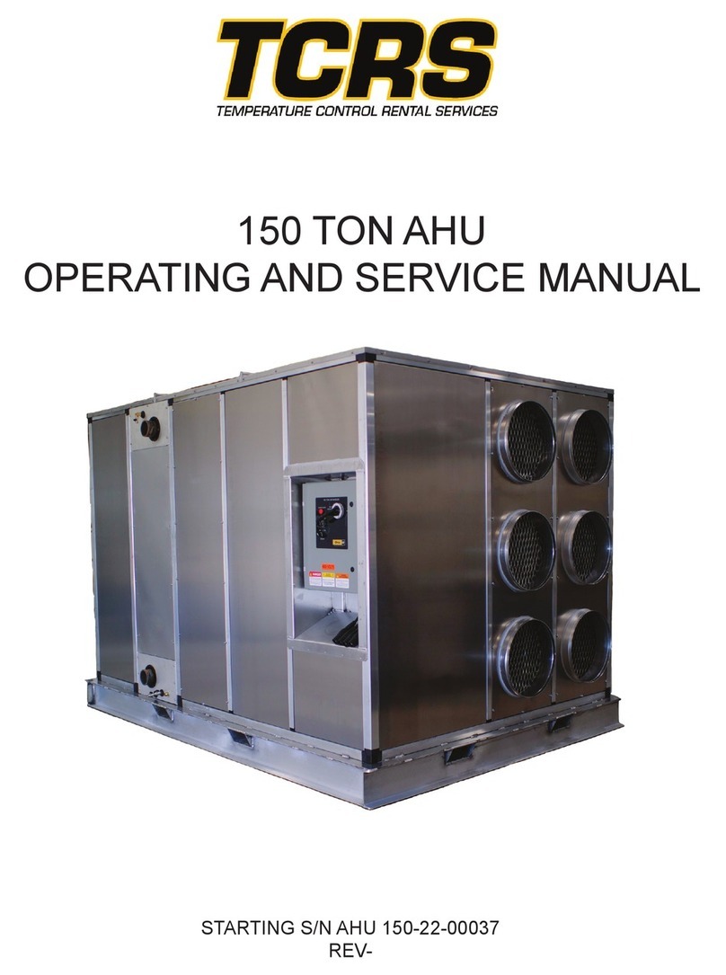TCRS AH150TON Operating and service manual