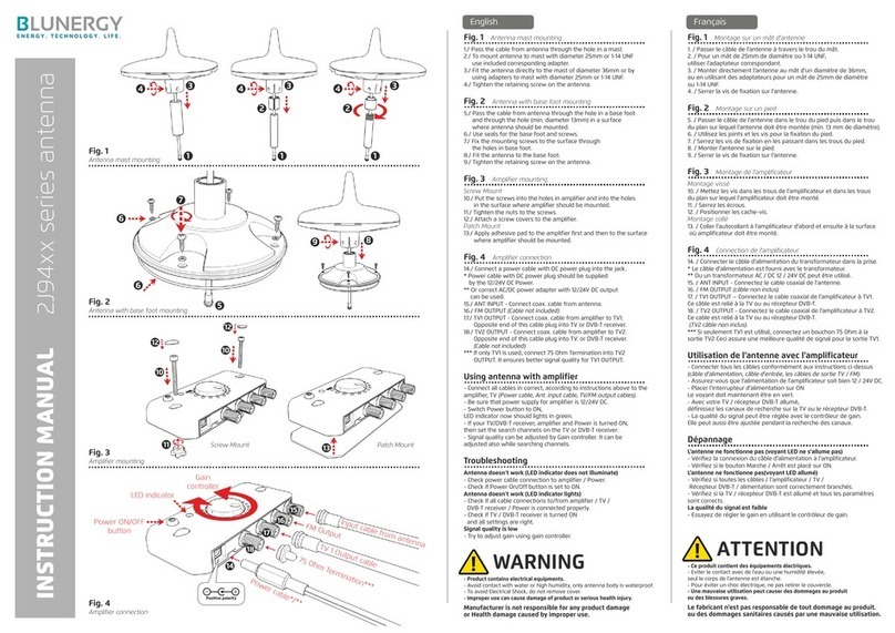 BLUNERGY 2J94 Series instruction manual