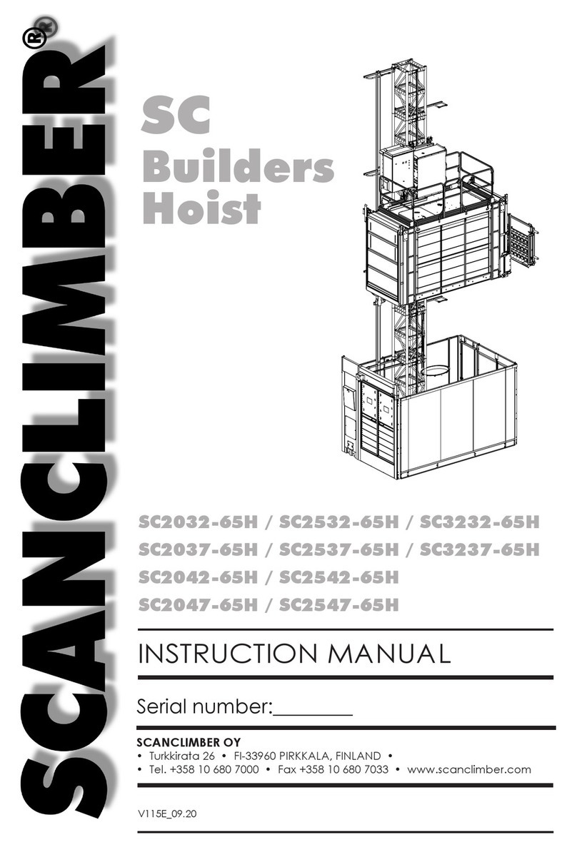 SCANCLIMBER 65H Series User manual