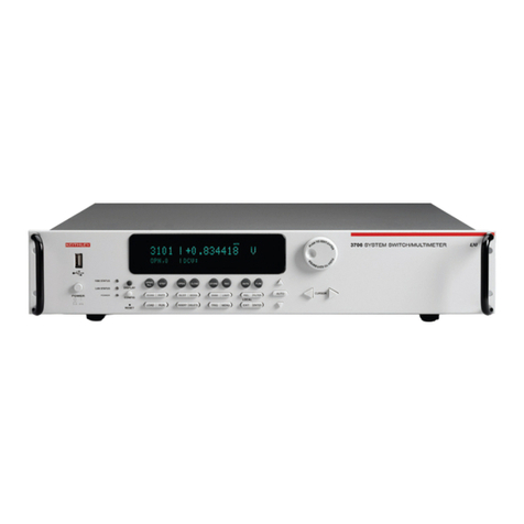 Keithley 3700 series User manual