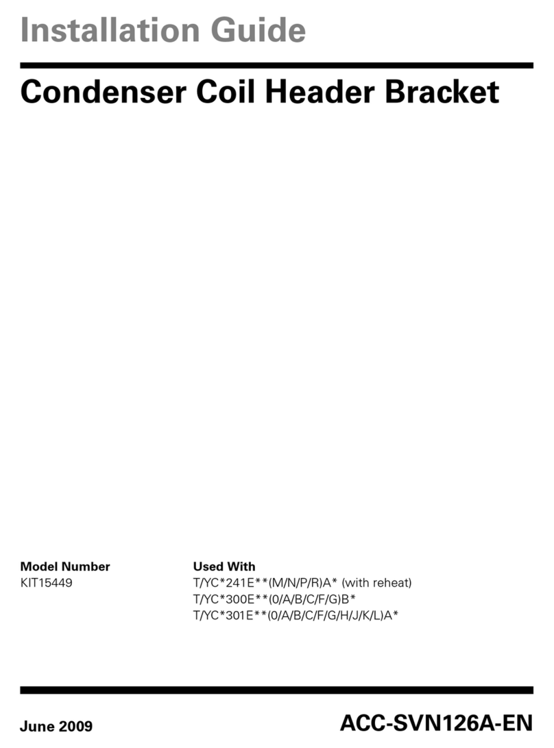 Trane KIT15449 User manual