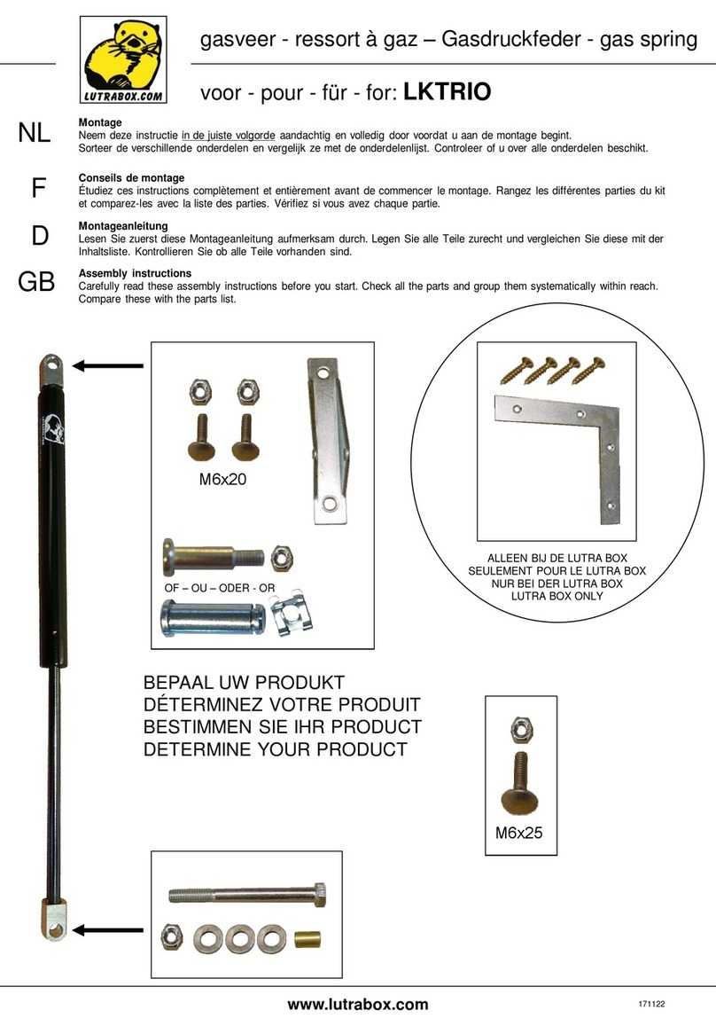 Lutrabox LKTRIO Assembly instructions