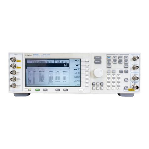 Agilent Technologies E4423B Quick start guide