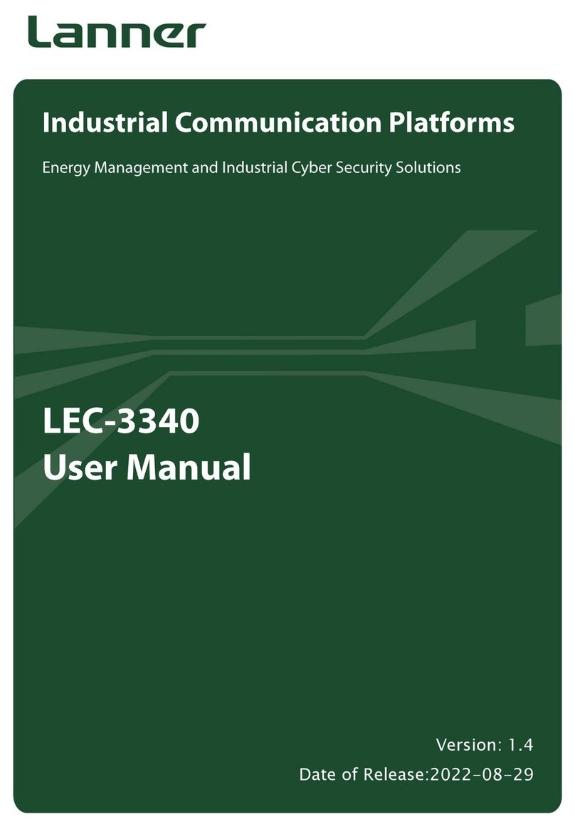 Lanner LEC-3340 User manual