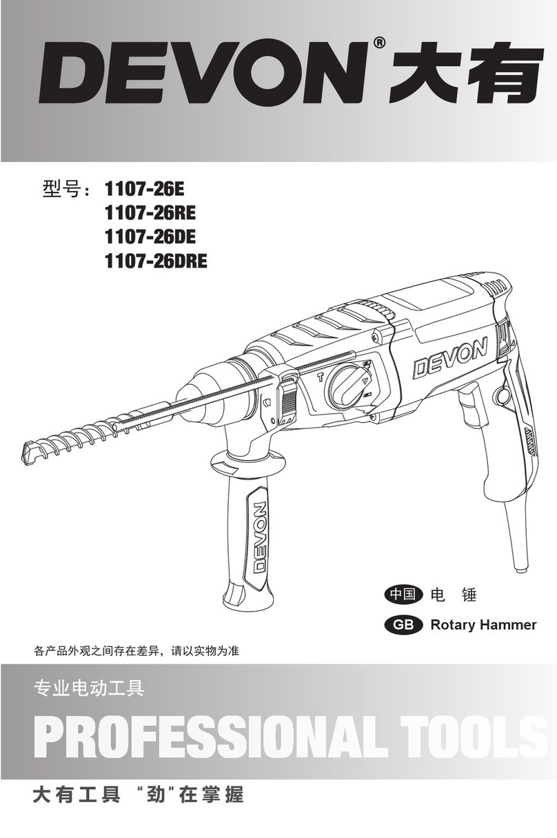 Devon 1107-26E User manual