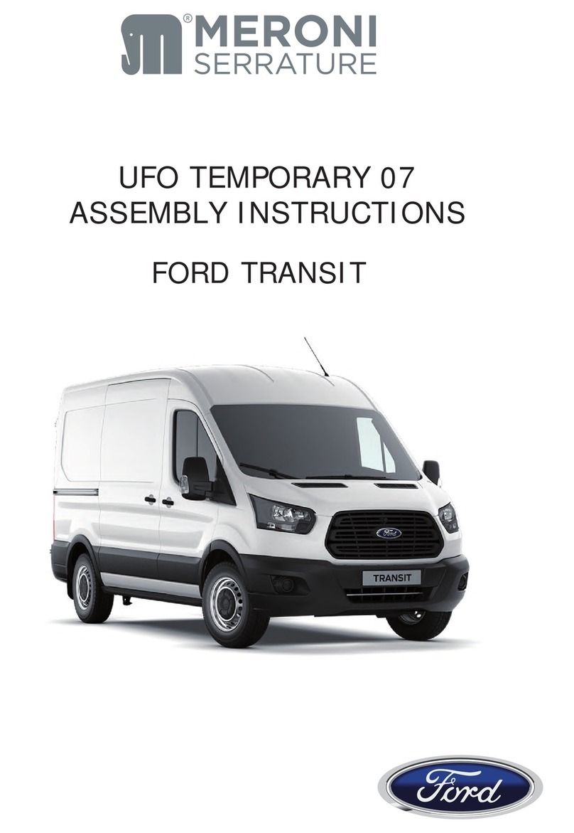 MERONI UFO Temporary 07 User manual