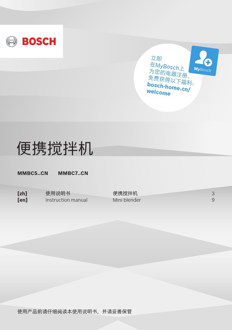 Bosch MMBC5 CN Series User manual