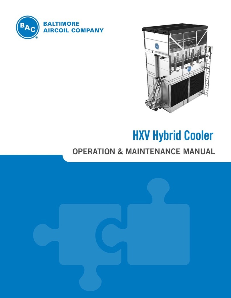 BAC HXV Operation & maintenance manual