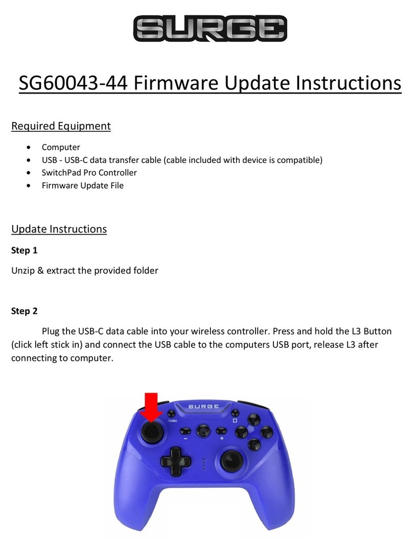 SURGE SG60043-44 Firmware update instructions