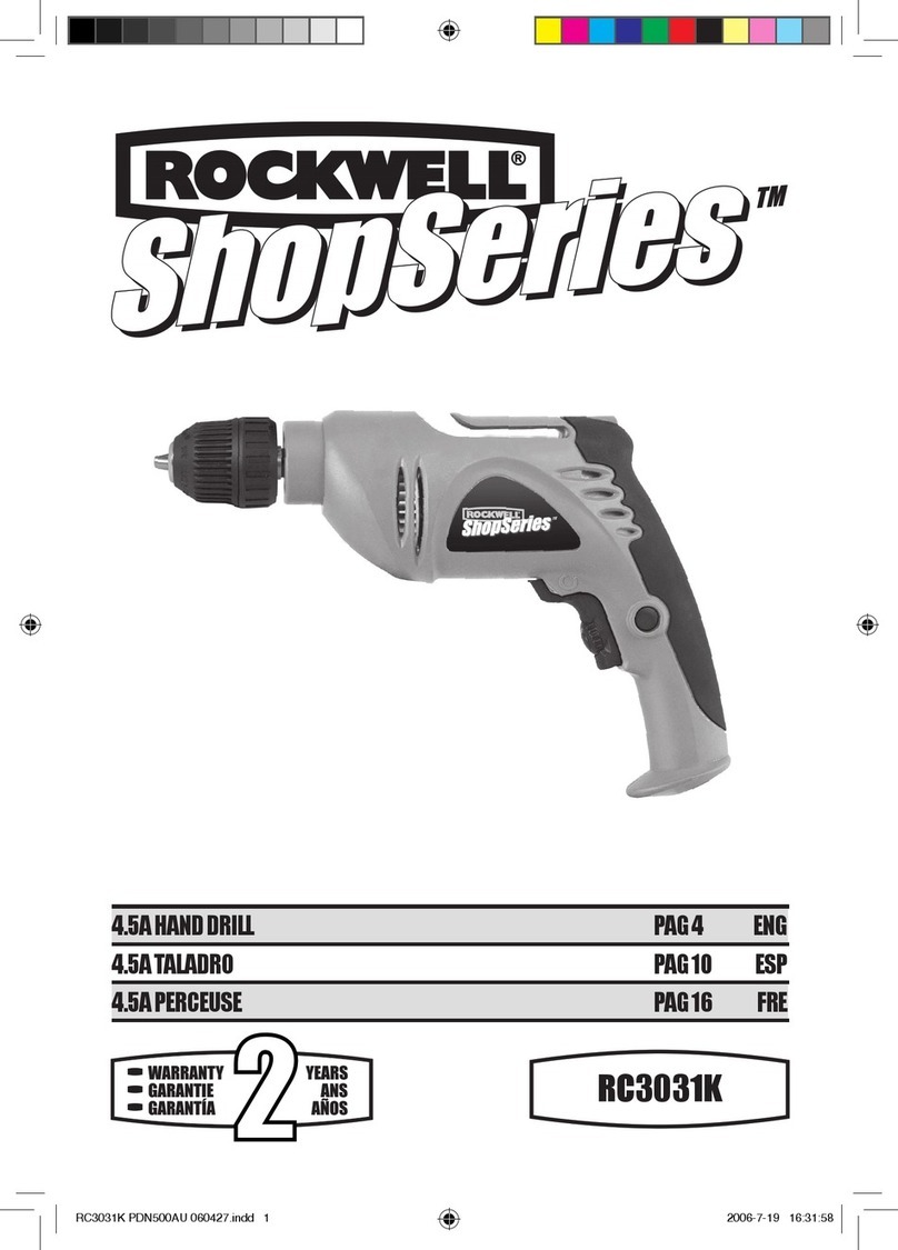 Rockwell ShopSeries RC3031K manual