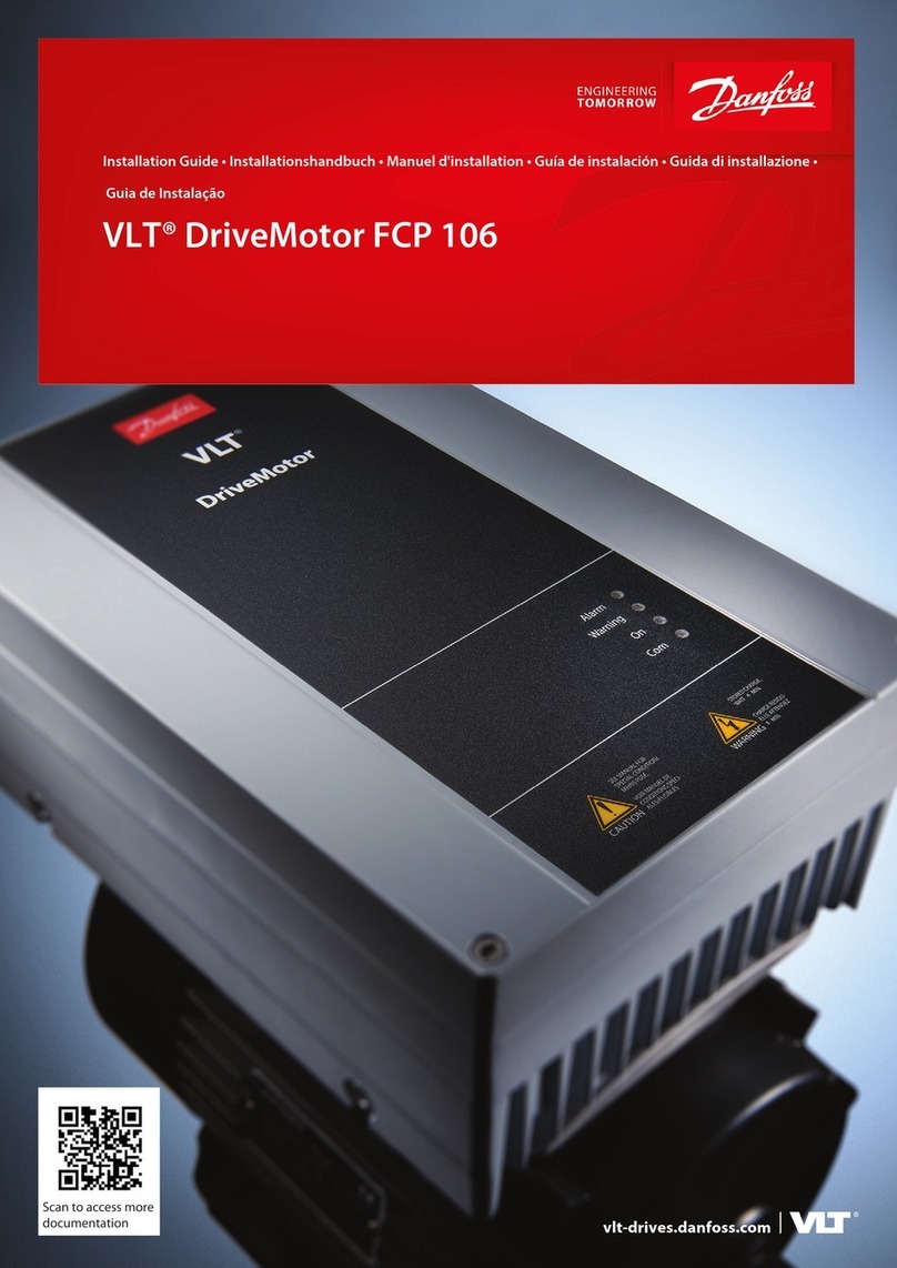 Danfoss VLT DriveMotor FCP 106 User manual