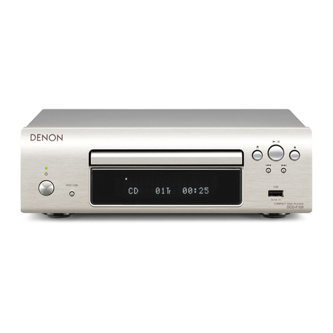 Denon DCD-F109 User manual