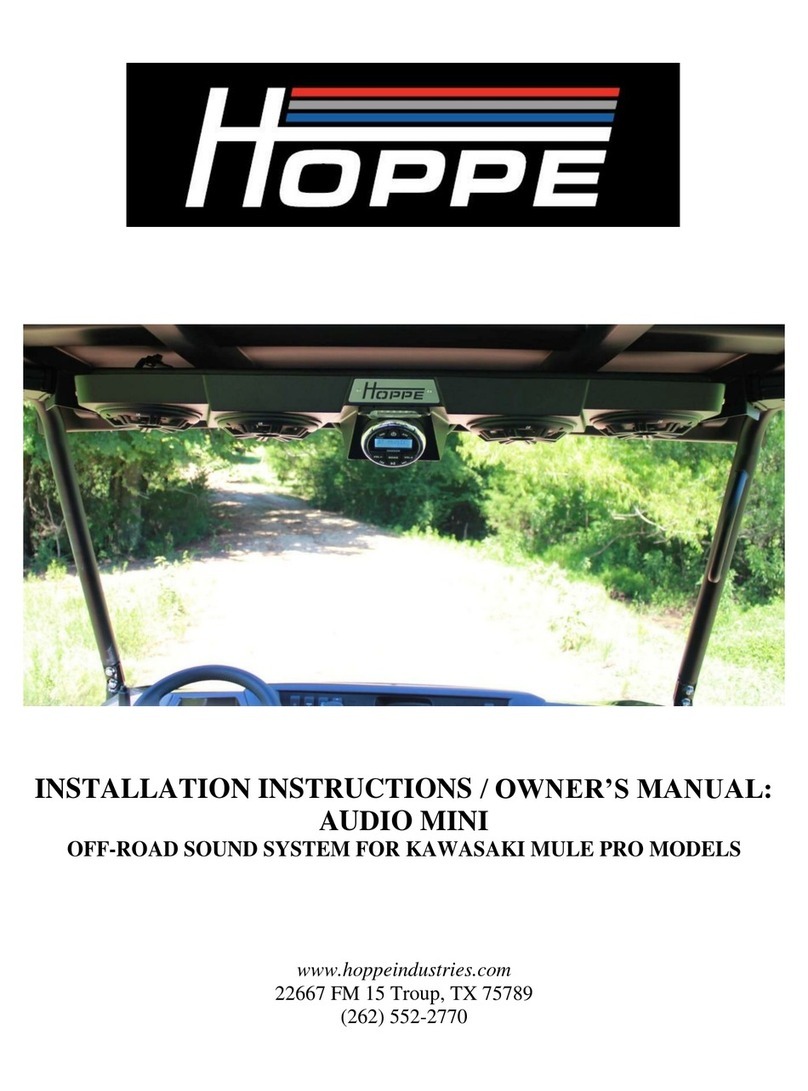 Hoppe AUDIO MINI Installation instructions & owner's manual